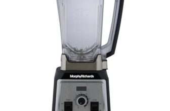 Morphy Richards Stainless Steel,Plastic,Acrylonitrile Butadiene Styrene (ABS) Storm Blend 1000W Blender|8 Step Speed Control With Separate Pulse Key|4 Preset Menu|2 Years Warranty|Black And Silver