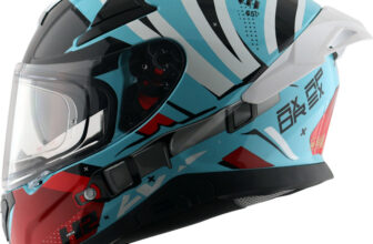 Axor Apex Hex-2 Motorbike Helmet(Hex Blue Red)