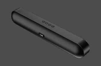 boAt Aavante Bar 480/490, Free Music on JioSaavn, 7H Battery, Dual Full Range Drivers 10 W Bluetooth Speaker(Black, 2.0 Channel)