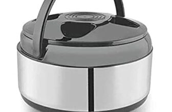 ATEVON Insulated Stainless Steel Casserole – 1500ml, Heat Retaining, Durable – Ideal for Cooking, Baking, and Serving – Essential Kitchen Accessory
