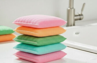 Flipkart SmartBuy Kitchen Scrubber for Dish/Utensils/Tiles Cleaning Scrub Pad Multicolor Free Size Wet and Dry Sponge, Microfiber Cleaning Cloth(5 Units)