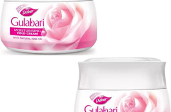 Dabur Gulabari Moisturizing Cold Cream with Natural Rose Oil Vitamin E 50ml 2pc(100 ml)
