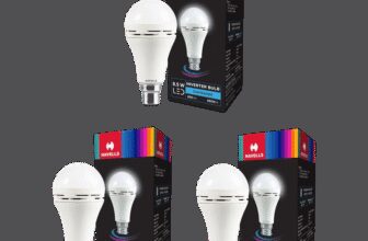 HAVELLS 8.5 W Inverter Standard B22 Inverter Bulb(White, Pack of 3)