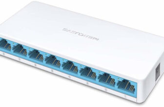 Mercusys network switch 8 Ports 100 Mbps Fully Managed Network Switch(White)