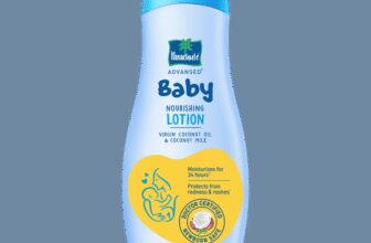 Parachute Advansed Baby Lotion for New Born Babies, Ph 5.5, 24Hr Moisturization, Doctor Certified(410 ml)