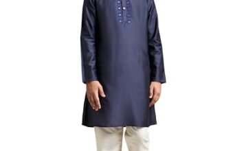 Amazon Brand – Symbol Boy’s Festive Embellished Kurta Pajama Set