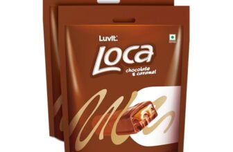 LuvIt. Loca Home Delight Chocolate Caramel Bar with Nougat | Premium Chocolate Bars | Ideal for Sharing and Gifting | Perfect for Celebrations and Special Occasions | Pack of 1 – 200g