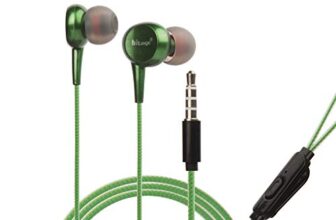 Hitage Earphones HB-131+ HD Sound Deep Extra Bass Wired Earphone with Mic (Green)