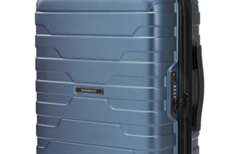 BAGSMART Carry On Luggage Airline Approved with Spinner Wheels, RoyalBlue, 20 inch, Expandable Luggage with Spinner Wheels