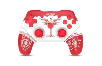 Ant Esports GP300 Pro Fire Fly Wireless Gaming Controller Gamepad for PC 2.4Ghz Connectivity with Dual Vibration Motor Free OTG and USB Connector Full charge 12Hrs Playtime For all Windows Versions
