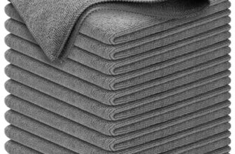 Innovista Microfiber Cloth 40×40 cm – Thick, Lint & Streak-Free Multipurpose Cleaning Towel – 3 Piece, 350 GSM | Automotive Microfiber for Car, Bike, Polishing, Washing & Detailing
