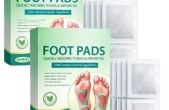 Foot patch (PACK OF 2) (5 Pice Each) Herbal And Gentle Ingredient Detox Foot Pads, Natural Ingredients for Sleep Aid, Pain Relief, Toxin Removal with Bamboo Vinegar and Acupoint Micro-Massage Technology (10)