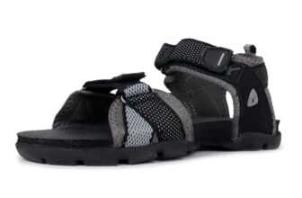 SPARX Men’s SS0105G BLACK GREY Sandal 6 (SS0105GBKGY0006)