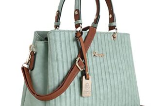 EXOTIC® Women’s Striped Line Handbag for Women| Ladies purse | Stylish Shoulder Bag | Gift for Women (Green)