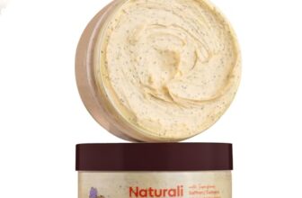 Naturali Ubtan Brightening Body Scrub | With Superfoods Saffron & Turmeric | Exfoliates | Removes Tan | Boosts Skin Glow | Paraben-free | For All Skin Types | 200gms
