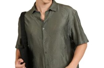 Highlander Men’s Oversized Shirts | Self Design | Half Sleeves | Regular | Casual Shirts | Men Shirts