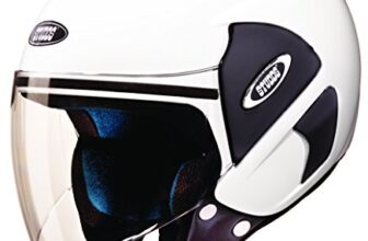 Studds Cub SUS_COFH_WHEL Open Face Helmet (White, L)
