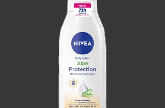 NIVEA Aloe Protection, Hydrating Moisturizer Body Lotion, Natural Aloe Vera & SPF 15(400 ml)