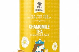 Hindraj Chamomile Rani Herbal Green Tea 100 g Loose Leaves Organic, Refreshing Ice Tea, 100% Natural Ingredients, No Added Sugar Soothing & Cooling, Great for Hot & Cold Brews