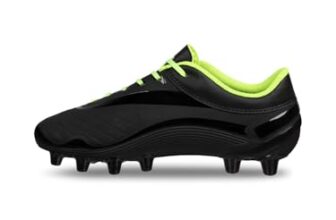 Aivin First Strike Football Stud with TPU Sole with Direct Injection Molding Technology A Moulded Removable E.V.A Sockliner Light Weight Insole Pre-Molded (Size 3 to 11) Black