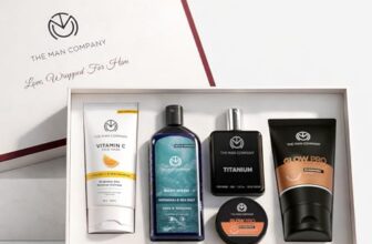 The Man Company Men’s Grooming Kit – Unforgettable Him | Premium Men’s Grooming Gift Set | Cleanses & Moisturises – Set of 5 | Anniversary gift Set for Boyfriend , Husband