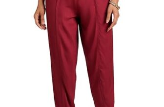 Amazon Brand – Myx Women’s Relaxed Rayon Dhoti Pants (AW22MYX34_Maroon_L)