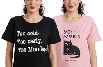 Amazon Brand – Symbol Women’s Cotton Stretch Regular Fit Round Neck Half Sleeve T-Shirt (Combo Pack of 2) (TS-1 Cont_Strawberry Pink & Black_6XL)