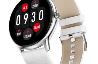 Fire-Boltt Phoenix Pro Classic Round Bluetooth Calling Smart Watch, 1.39”HD Display,AI Outfit Watch Face, 2 Looks in 1 Watch, Extra Straps at ₹99, 120+ Sports Modes, Smartwatch for Women (White)