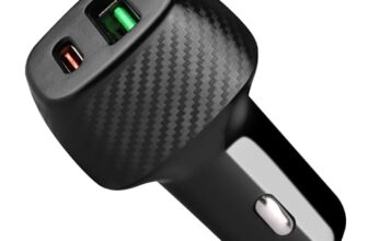 ZEBRONICS CC48 Car Charger with 48 Watts Rapid Charge, Dual Output Ports (USB + Type C PD), Compact Design, Built in Protections, LED Indicator