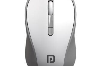 Portronics Toad 34 Wireless Mouse with 2.4 GHz Wireless, Adjustable Sensitivity, USB Receiver, Ergonomic Design, for Laptops, Desktops PC, Mac (White)