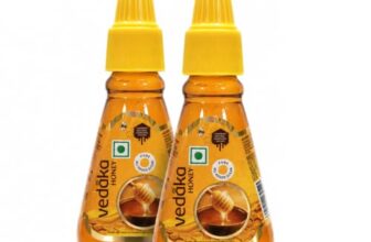 Amazon Brand – Vedaka Squeezy Honey | 450 g | (225 g x Pack of 2) | No Added Sugar | Rich in Antioxidants | Source of Nutrition & Energy