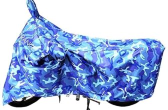 CreativeDesignz-Waterproof Full Body Bike Cover for Splendor & Hero Blue Jungle