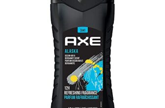 AXE Alaska 3 In 1 Body, Face & Hair Wash for Men, Long-Lasting Refreshing Ocean Air & Bergamot Fragrance Natural Origin Ingredients,Removes Odor & Bacteria, No Parabens, Dermatologically Tested, 250ml