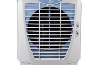 LIVPURE CHILLMIST 60 L DESERT AIR COOLER WITH ANTI-BACTERIAL HONEYCOMB PAD, POWERFULL AIR DELIVERY AND 2 YEAR WARRANTY ON MOTOR (WHITE & BLUE)