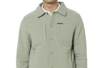 Qube By Fort Collins Men’s Regular Fit Lightweight Winter Jacket – Textured Fabric, Warm & Stylish Outerwear