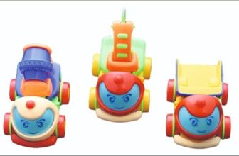 Negi Playful Friction Toy Utility Vehicles for Boys and Girls Unbreakable Vehicles Set of 4 Includes Water Tank | Dumper Truck | Cement Mixer | Crane Vehicle Toy for Toddler