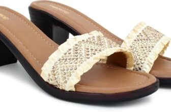 Action Women’s Knitted Mule Sandals| Peep-Toe Design_Beige_7