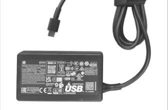 HP Orignal 65W USB C Laptop Charger AC Adapter Replacement for HP Spectre X360,Spectre,Elitebook x360,Elitebook,Envy,Chromebook,Elite x2,ProBook Travel Type C (3 Pin with Power Cable)