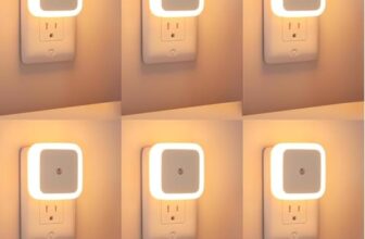 One94Store Plastic Smart Motion Sensor LED Light Bulb with Automatic On/Off and Dimmable Warm White Glow,Energy Efficient 7W LED Bulb for Home,Stairs,Kitchen,Bathroom,Wardrobe Lighting,Pack of 6