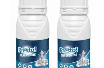 Amazon Brand – Presto! Silver Shine | Instant Silver Cleaner | 250 ml x Pack of 2 | For Silver Vessels, Antique Pieces, Jewellery
