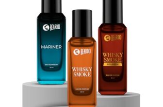 Beardo AquaSmoke Trio Collection- Mariner,Whisky Smoke & Whiskey Smoke Bourbon Perfume for Men (20ml x 3) | Long Lasting Fragrance | Long Lasting Perfume for Men | Gift for Men | Gift for Friend