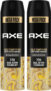 AXE Gold-Temptation Body Spray  –  For Men(430 ml, Pack of 2)