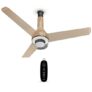 Havells 1200mm Crista Underlight BLDC Ceiling Fan | Remote Controlled, Smart Fan, IoT Enabled, Alexa & Google Home Compatible | 5 Star Rated, Upto 60% Energy Saving, 2 Year Warranty | (Champagne Cola)