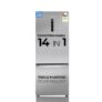 Haier 325 L 2 Star Frost Free Bottom Mount Double Door Refrigerator|Convertible 14-in-1|Jhukna Mat-Bottom Freezer|Digital Display Panel|Inverter|Twist Ice Maker (HEB-332DSA-P, Dazzle Steel)