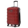 uppercase Cargo 66cm(Medium)Check-in Trolley Bag Dual Tone Sustainable Hardsided Luggage Secure Combination Lock Scratch-Proof Surface Mesh ConviPack Suitcase 4 Spinner Wheel for Men & Women(Red)