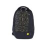 Gear Keep It Real 40L Large Water Resistant School Bag/Casual 5 Compartment Backpack/Daypack/Travel Standard Backpack/Kids Bag/College Bag For Boys/Girls/Men/Women (Black-Yellow)