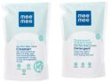 Mee Mee Anti-Bacterial Baby Liquid Cleanser (1.2L) & Mild Baby Liquid Laundry Detergent Refill Pack, 1.2L Combo