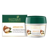 Biotique Argan Oil Hair Mask from Morocco | Enriched with Moroccan Argan Oil | Ideal for Frizz-Free, Stronger & Healthier Hair | Improves Hair Smoothness, Strength & Natural Shine | 175g