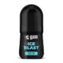 Beardo Ice Blast Perfume Roll-On, 50ml for Men | Long-Lasting Menthol Freshness with Musk & Woody Notes | Perfumed Antiperspirant for Odour Protection | No Sweat, Cooling Effect, All-Day Freshness