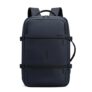 Wesley Luxur 2 Premium Overnighter 50 L Weekender Travel Laptop Backpack, Flight Cabin Approved Carry On with 16 inch Laptop Compartment, Anti Theft business/Travel/Office/College Bag for Men Women